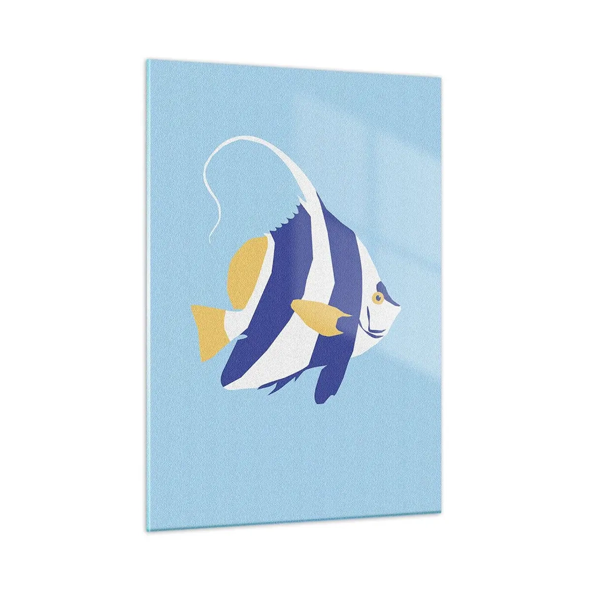 Schilderen op glas - Miss tropische wateren - 50x70 cm