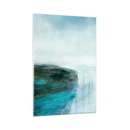 Schilderen op glas - Nautische abstractie - 70x100 cm