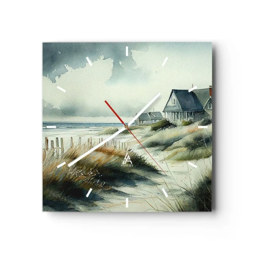 Wandklok - Klok - Weg van de drukte - 40x40 cm