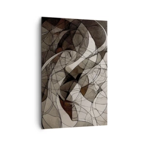 Schilderen op canvas - Circulatie van aardekleuren - 80x120 cm