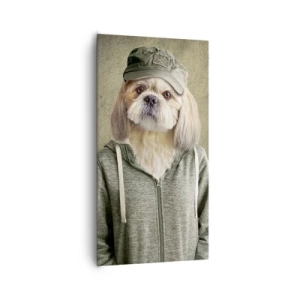 Schilderen op canvas - Ik heb liever losser - 65x120 cm