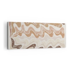 Schilderen op canvas - Goede energie – goede emoties - 100x40 cm