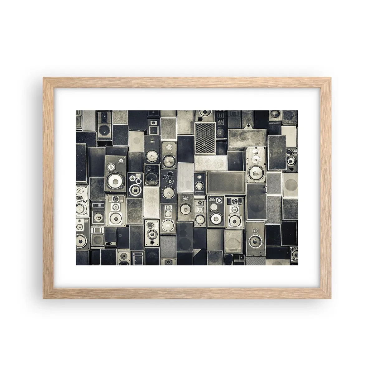 Een poster in een licht eiken lijst - En alles is goed - 40x30 cm