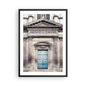 Poster in een zwarte lijst - Poort naar de geestenwereld - 50x70cm - De toegangspoort tot de wereld van de geest - Moderne wanddecoratie voor woonkamer en slaapkamer ARTTOR