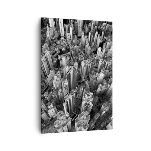 Schilderen op canvas - Nog steeds hoger en hoger - 70x100 cm