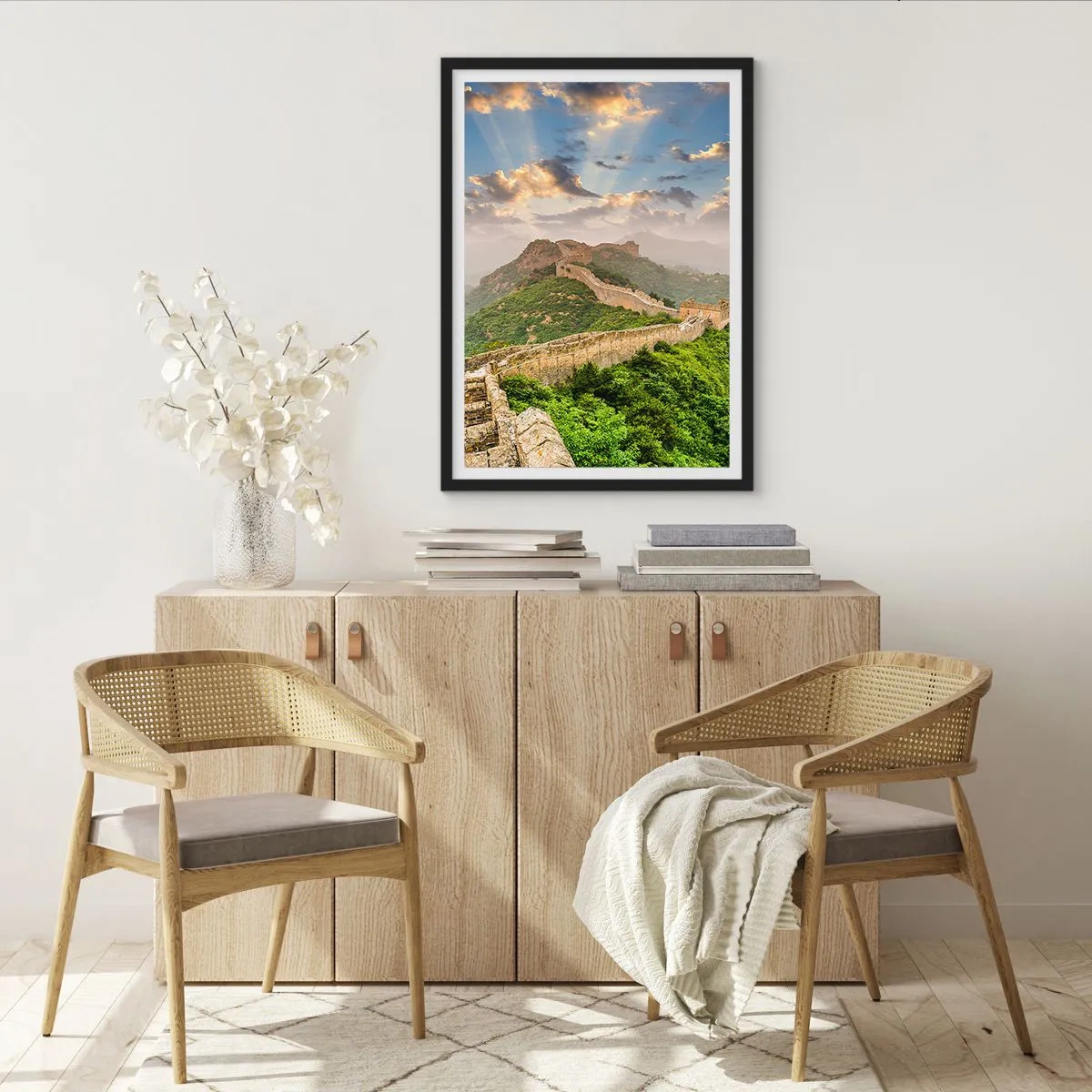 Poster in een zwarte lijst - Eeuwige grootheid - 70x100 cm