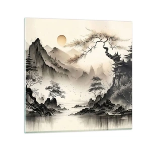 Schilderen op glas - De unieke charme van het Oosten - 60x60 cm