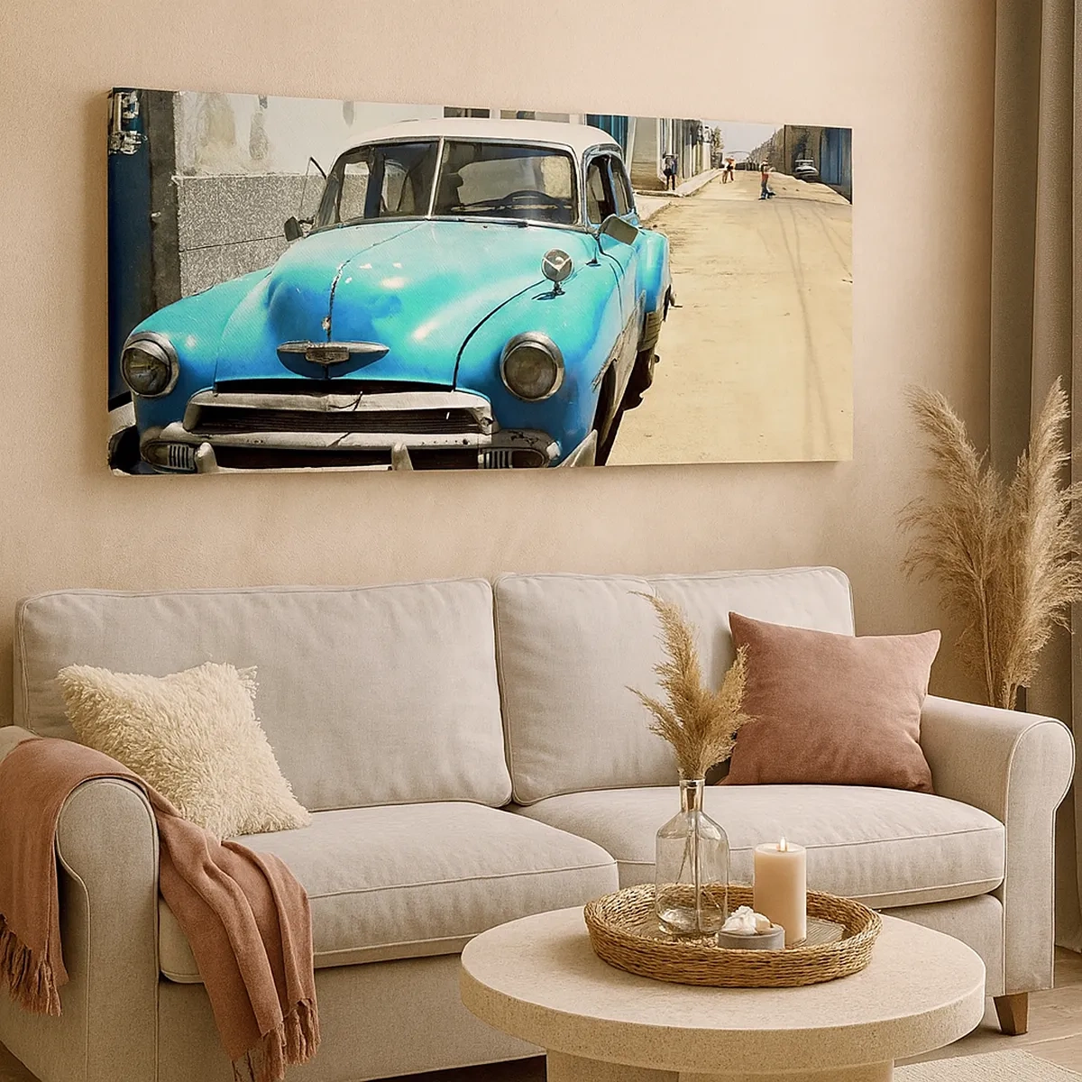 Schilderen op canvas - Evviva Cuba! - 30x30 cm