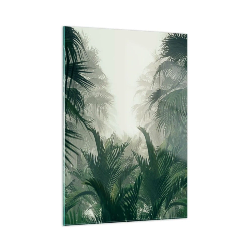 Schilderen op glas - Tropisch mysterie - 50x70 cm