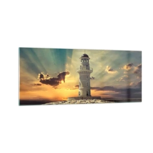Schilderen op glas - Licht - Goed - Schoonheid - 100x40 cm