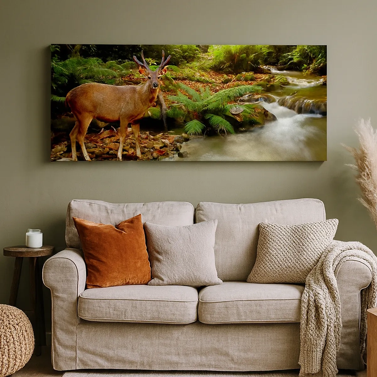 Schilderen op canvas - Welkom in mijn wereld - 30x30 cm