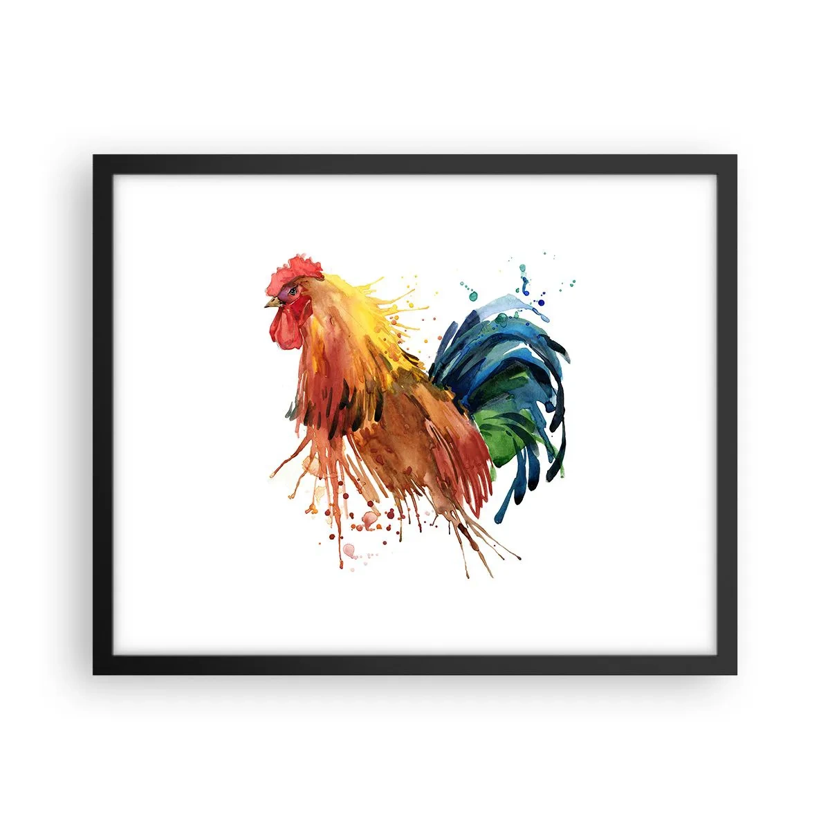 Poster in een zwarte lijst - Koninklijk gewaad, koninklijke trots - 50x40 cm