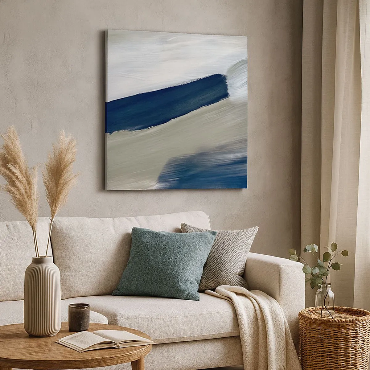 Schilderen op canvas - Ontmoeting met witheid - 30x30 cm