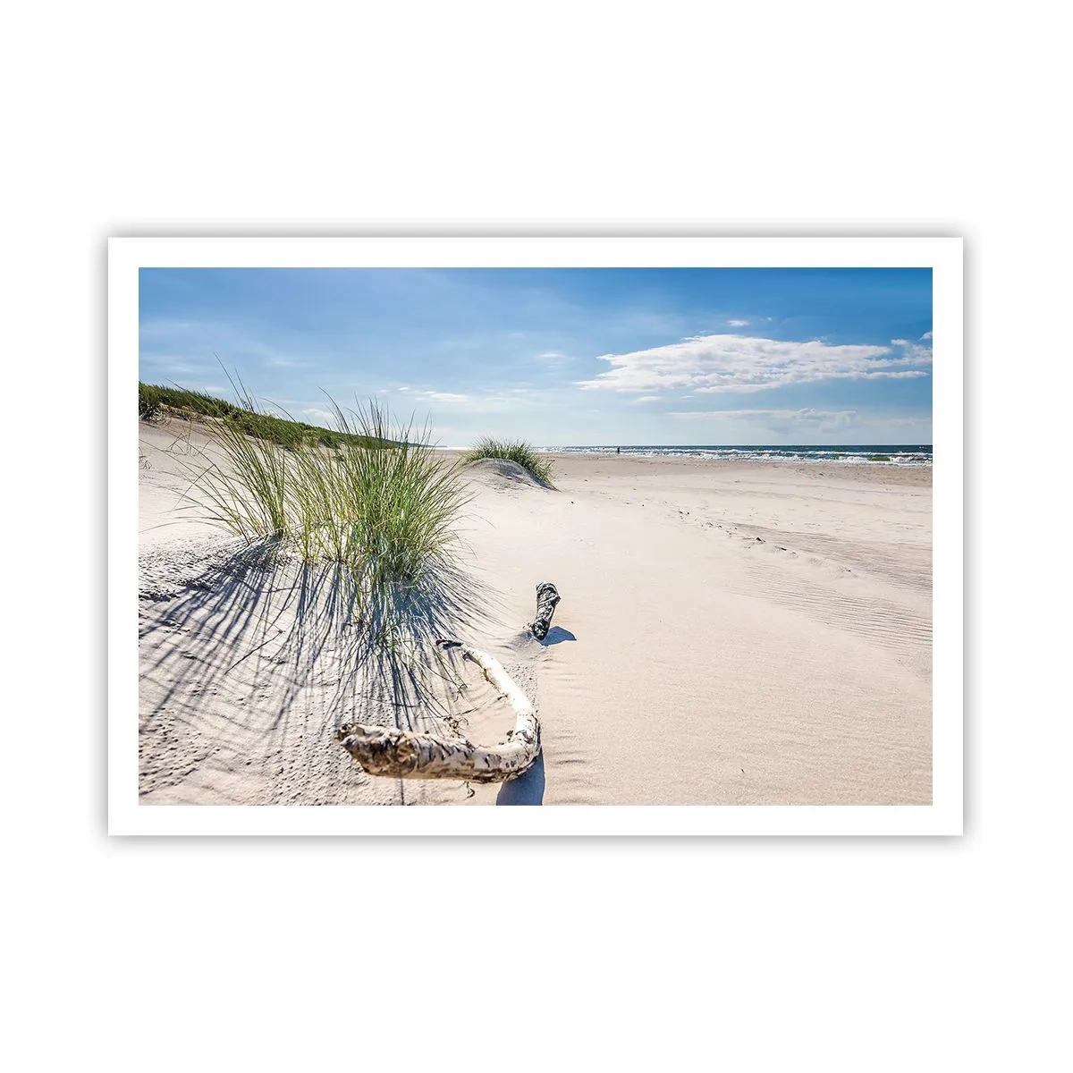 Poster - De mooiste zandstrand? Oostzee-strand - 100x70 cm