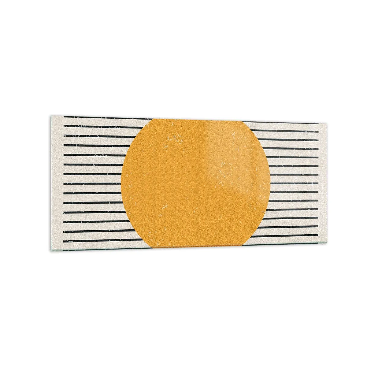 Schilderen op glas - De kracht van eenvoud - 120x50 cm