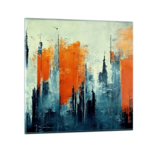 Schilderen op glas - Modern landschap - 30x30 cm