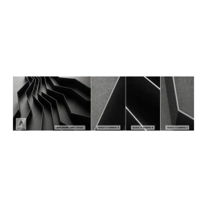 Fotobehang Monster Premium Canvas - Ruimtelijke orde - 3D, Doolhof, Modern - 100x30 cm