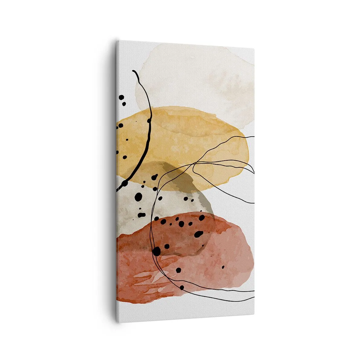 Schilderen op canvas - Als lichte, transparante lucht - 55x100 cm