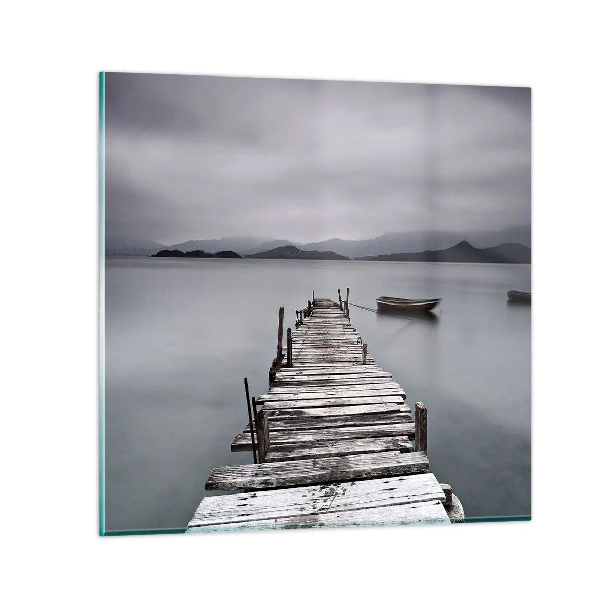 Schilderen op glas - Je kunt morgen gaan - 60x60 cm