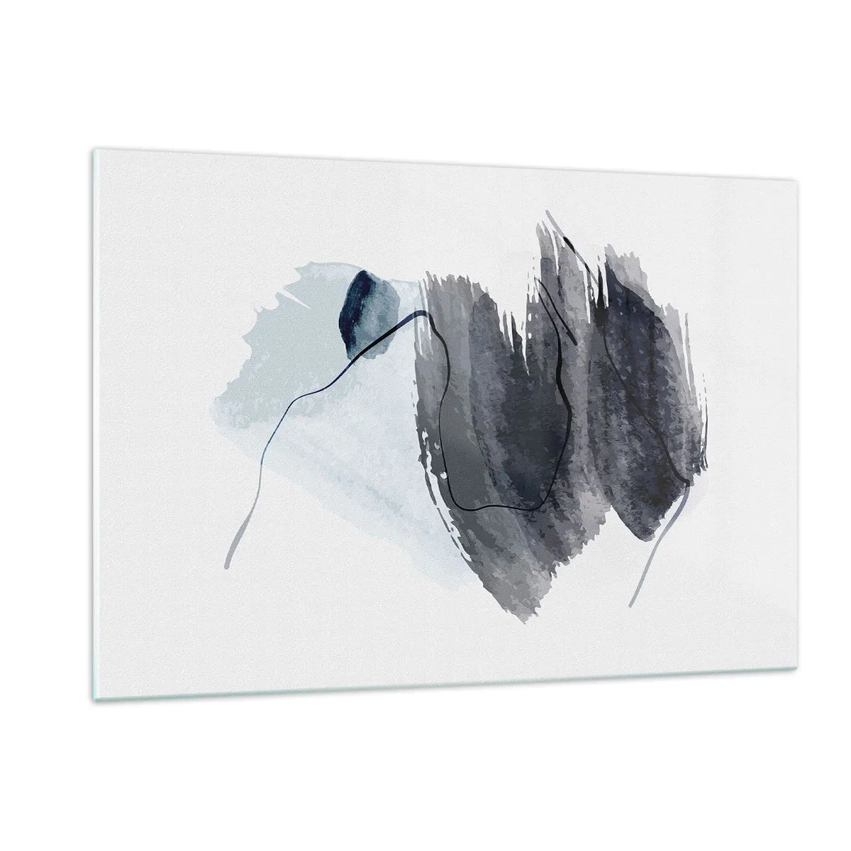 Schilderen op glas - Intensiteit en beweging - 120x80 cm
