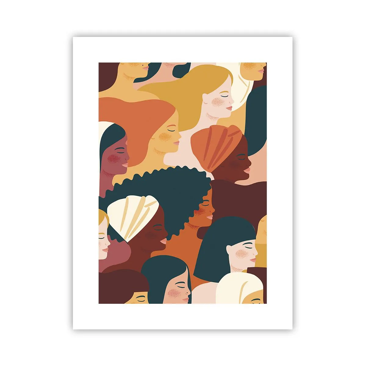 Poster - Alleen vrouwelijkheid - 30x40 cm