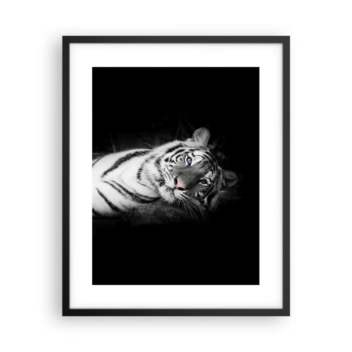 Poster in een zwarte lijst - Wildheid en vrede - 40x50 cm