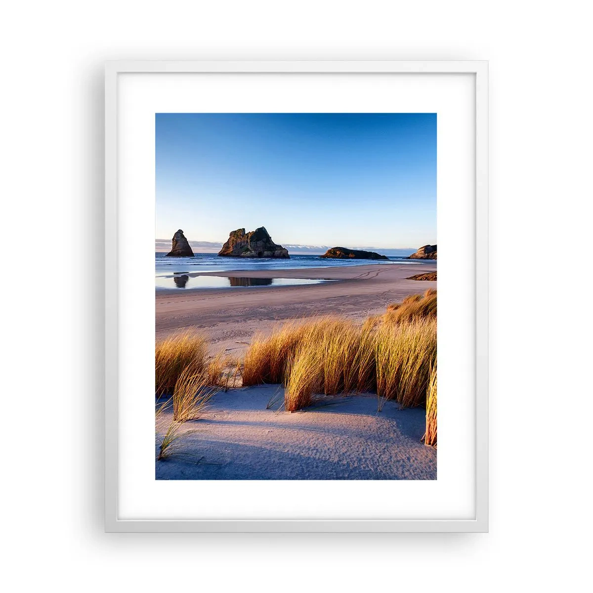 Poster in een witte lijst - Voor rustzoekers - 40x50 cm