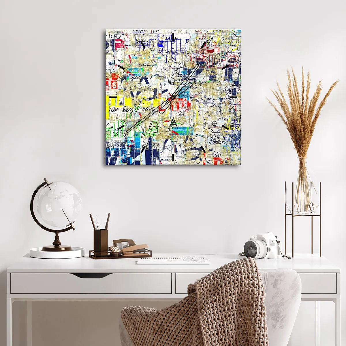 Wandklok - Klok - Het is gewoon een lust voor het oog - 40x40 cm