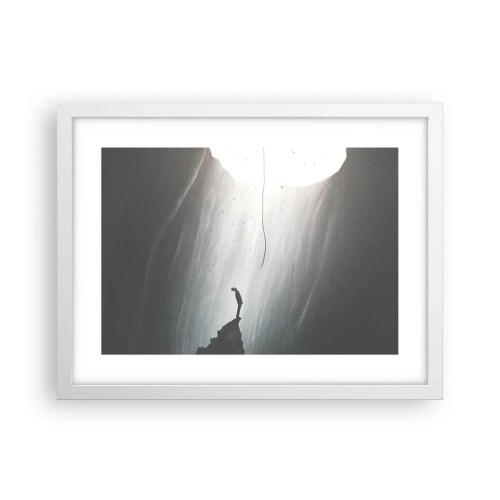 Poster in een witte lijst - Er is altijd een uitweg - 40x30 cm