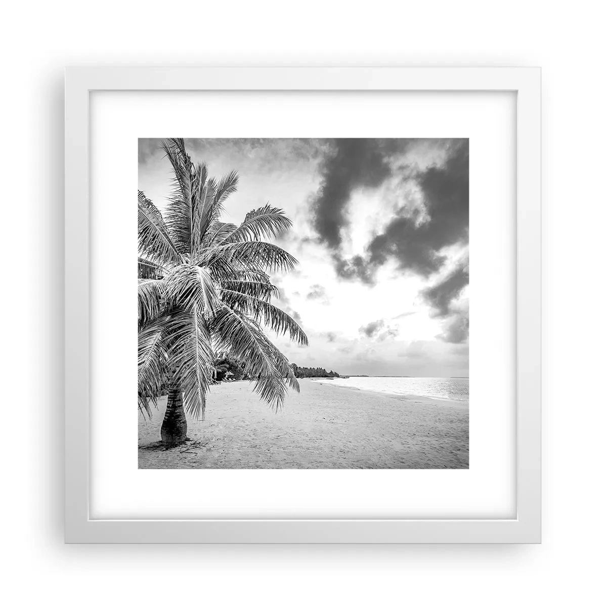 Poster in een witte lijst - Wanneer je verlangt naar eenzaamheid... - 30x30 cm