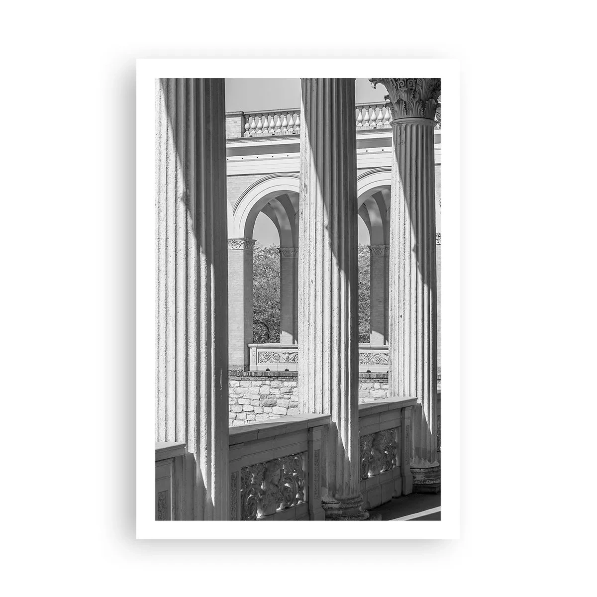 Poster - Zonnige arcade - 61x91 cm