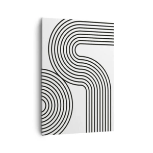 Schilderen op canvas - In de bocht - 70x100 cm