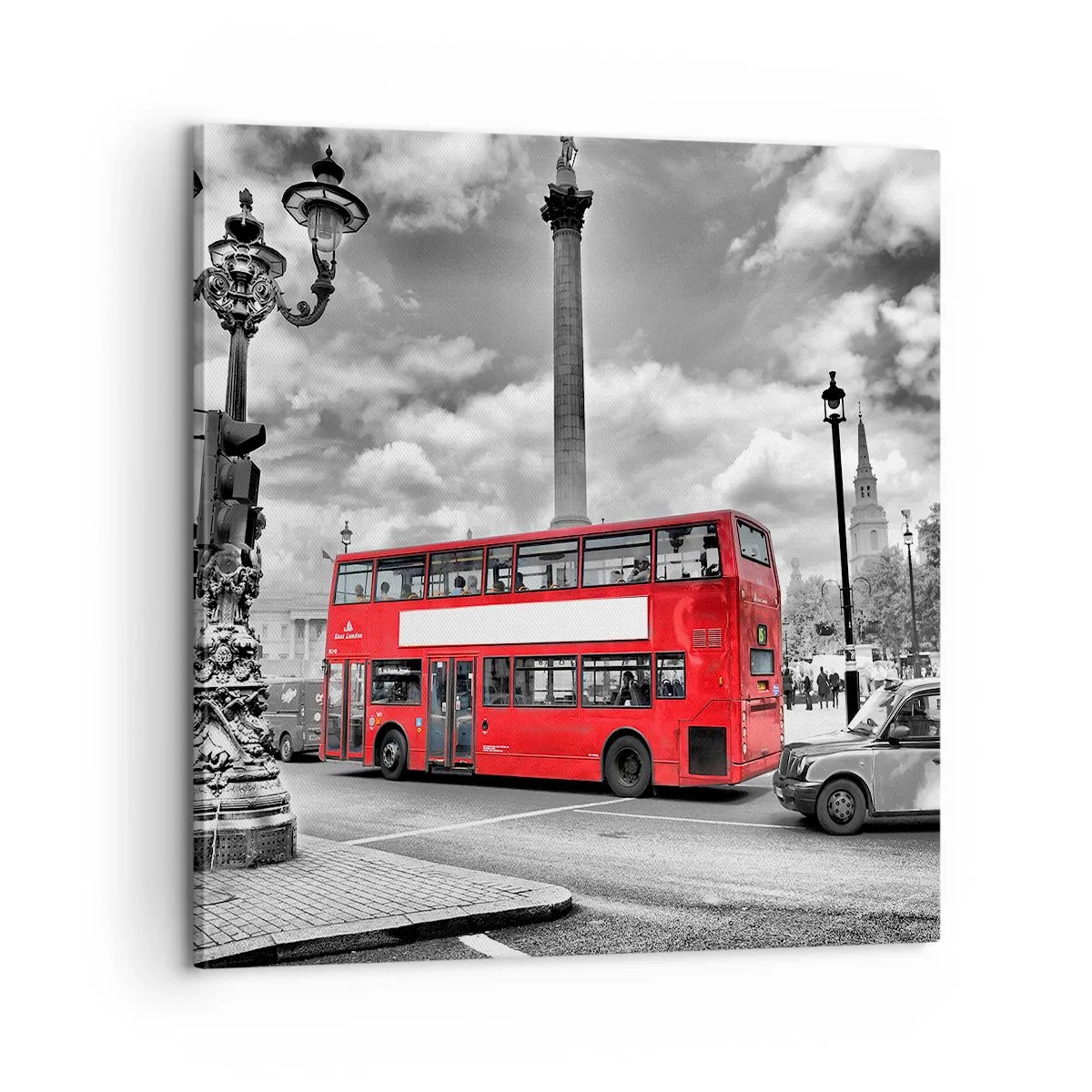 Schilderen op canvas - De echte bloedbaan van de stad - 60x60 cm