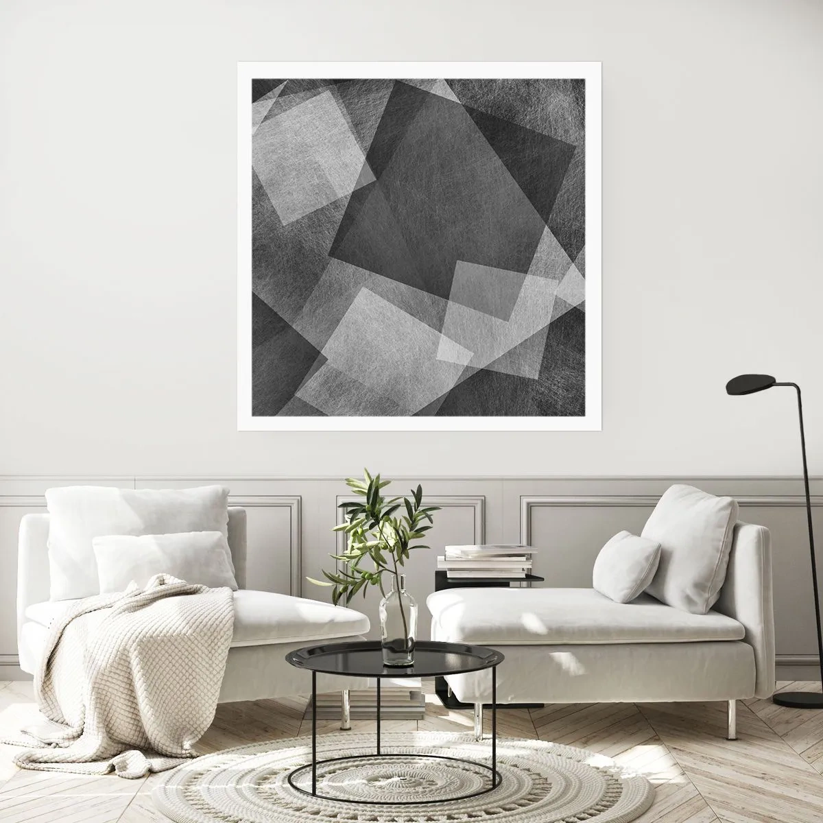 Poster - Het eeuwige symbool van duurzaamheid en orde - 60x60 cm