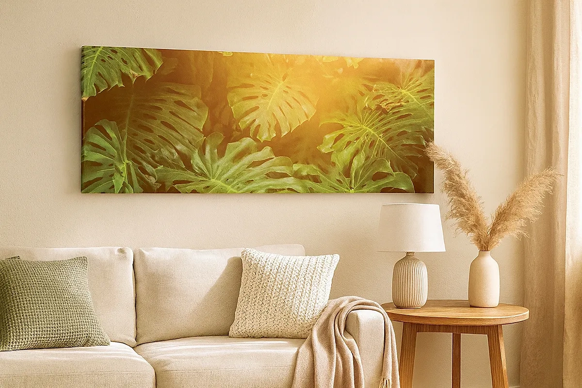 Schilderen op canvas - In het groen treden... - 30x30 cm