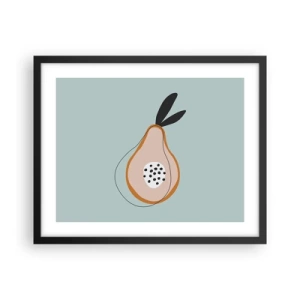 Poster in een zwarte lijst - Doordringen in de aard van de dingen - 50x40 cm