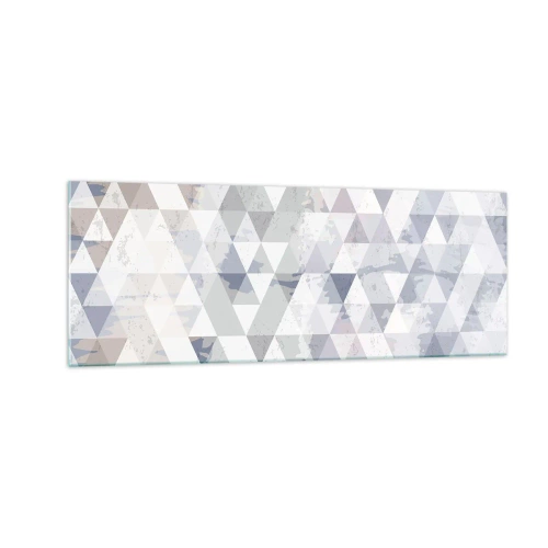 Schilderen op glas - In ritme op drie - 140x50 cm