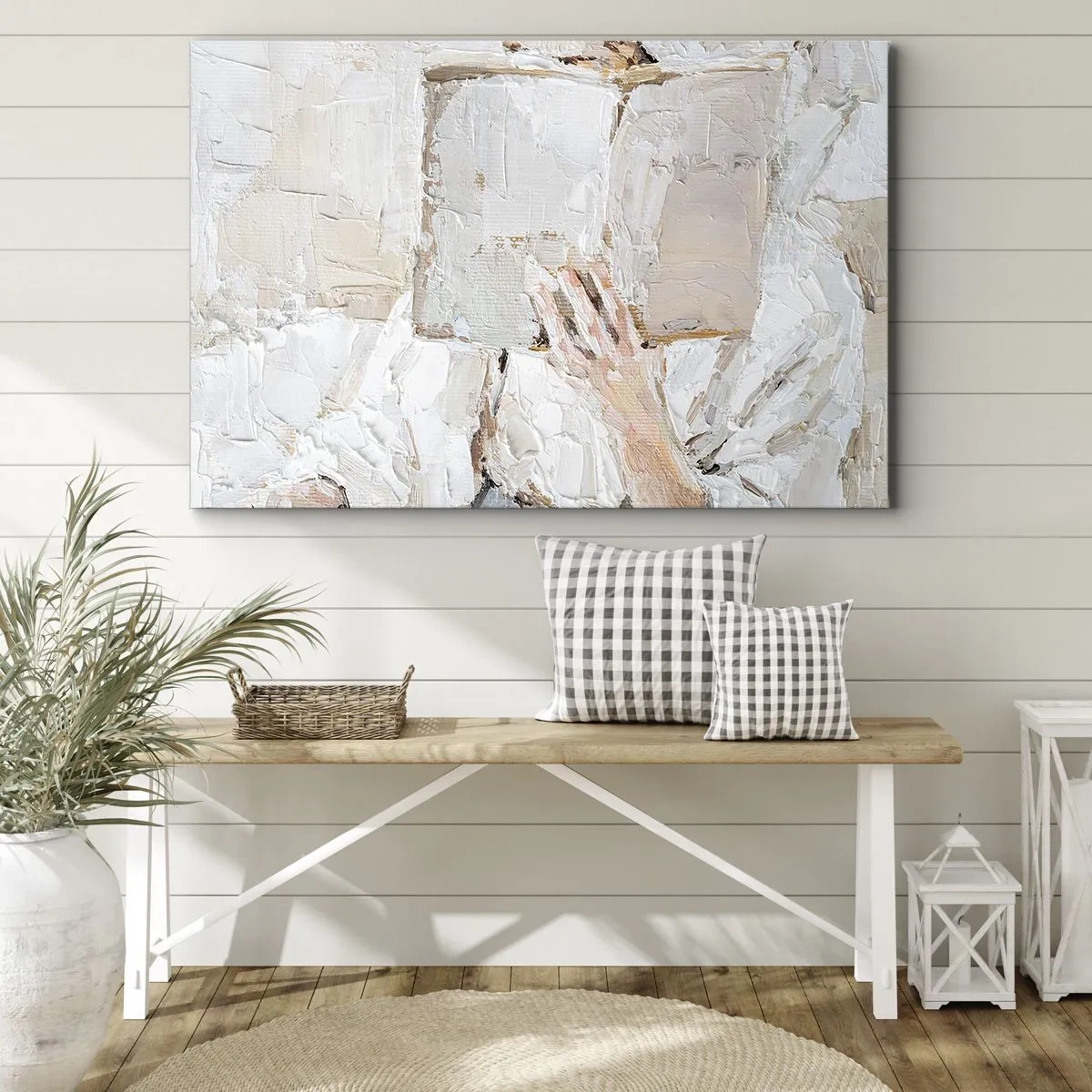 Schilderen op canvas - In een andere wereld - 120x80 cm