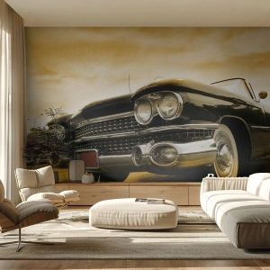 Zelfklevend Fotobehang Deluxe Sticker - Klassiekers gaan nooit voorbij - Auto, Automobiel, Retro - 150x105 cm