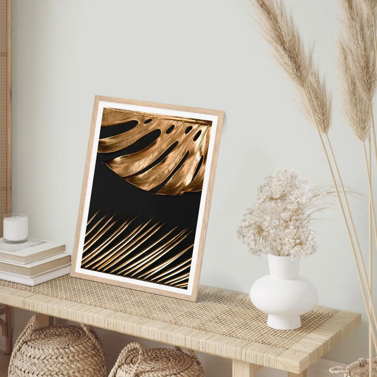 Een poster in een licht eiken lijst - Anders en net zo duur - 61x91 cm