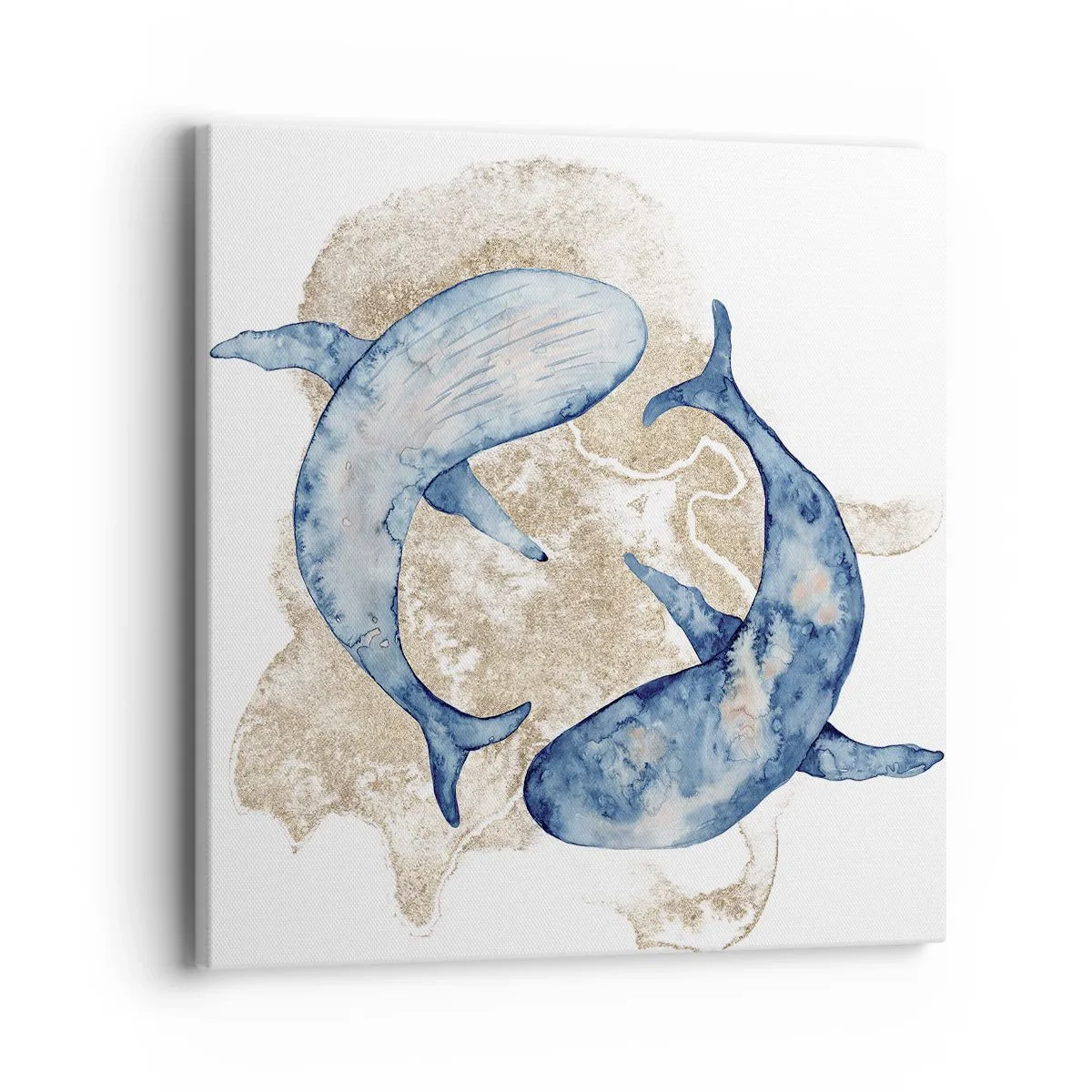 Schilderen op canvas - Vriendschap of liefde? - 40x40 cm