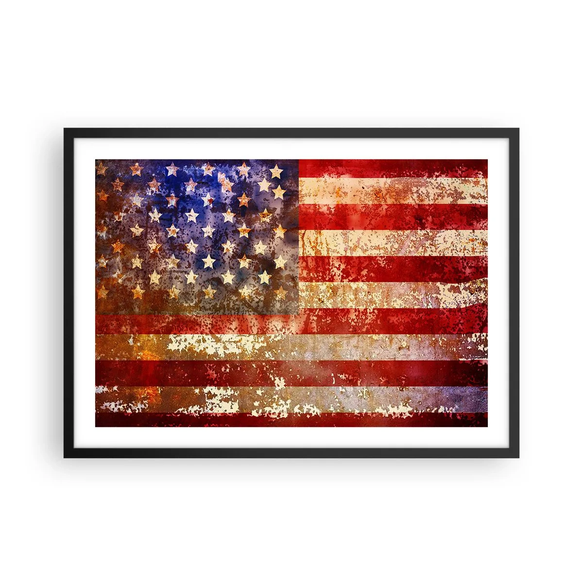 Poster in een zwarte lijst - Glorie vervaagt niet - 70x50 cm