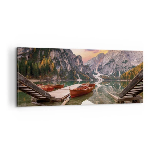 Schilderen op canvas - Belofte van de dag - 100x40 cm