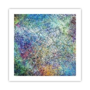 Poster - Het is niet zo eenvoudig - 50x50 cm