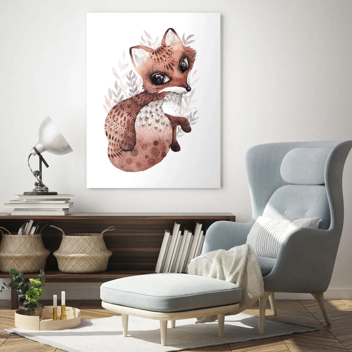 Schilderen op glas - Houd er gewoon van - 50x70 cm