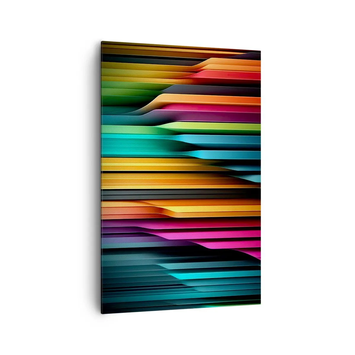 Schilderen op canvas - Lichtorgel - 80x120 cm