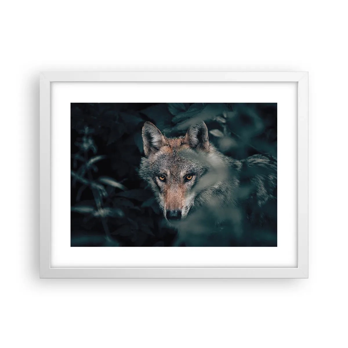 Poster in een witte lijst - Jager - 40x30 cm