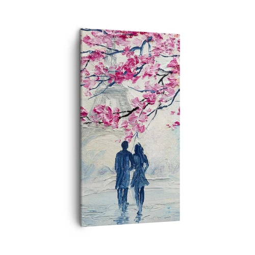 Schilderen op canvas - Een romantische wandeling - 45x80 cm