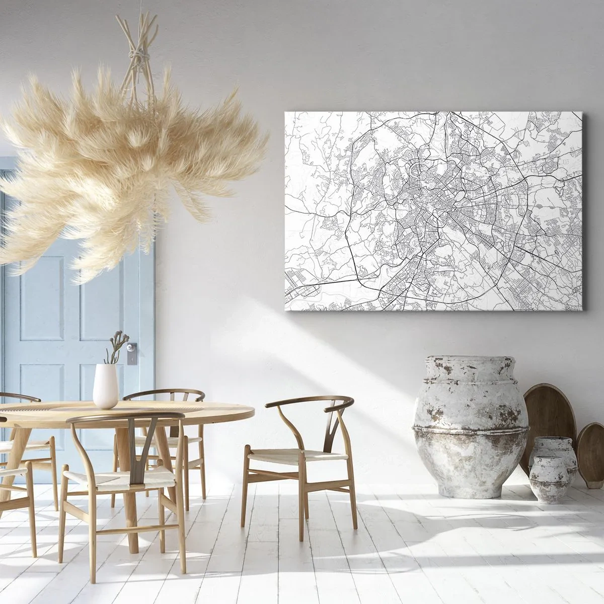 Schilderen op canvas - Romeinse cirkel - 120x80 cm