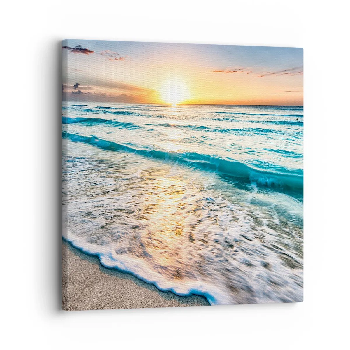 Schilderen op canvas - Een uitzicht dat de moeite waard is - 30x30 cm